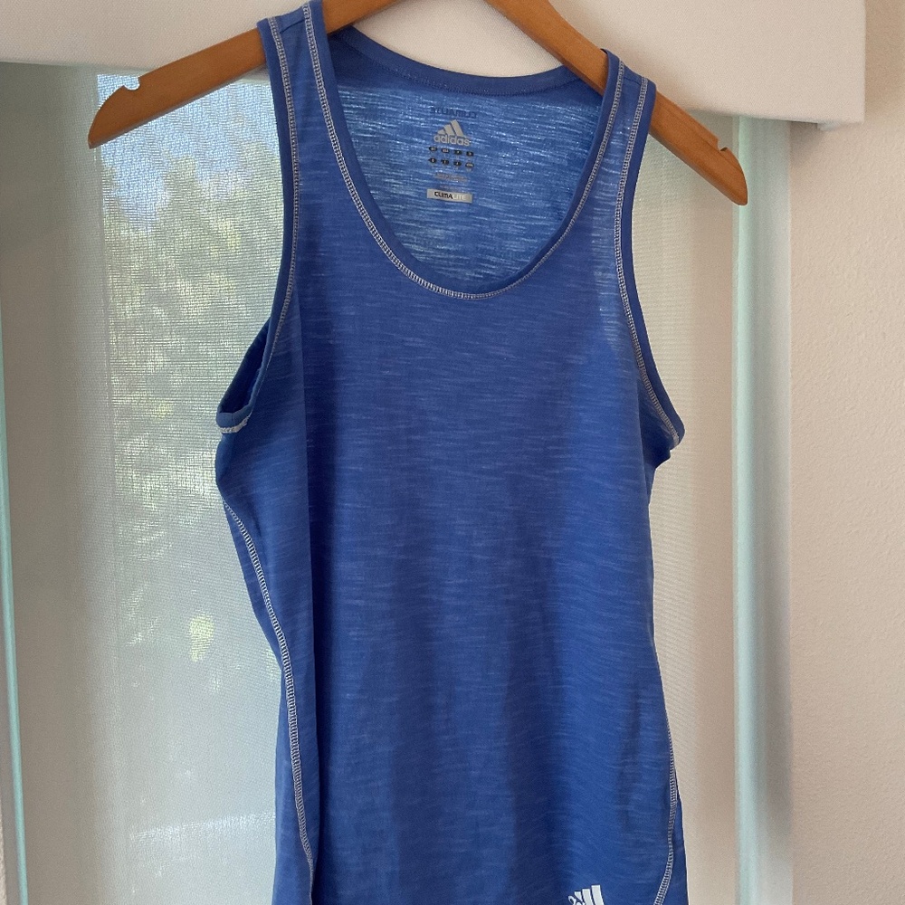 Adidas Climalite size small blue activewear tank